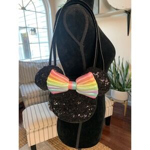 Tokyo Disney Resort 40th Dream-Go-Round Minnie Mouse Sequin Ears Crossbody Bag‎